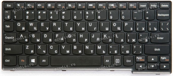 Keyboard Lenovo IdeaPad Yoga 11s, S210T чёрная матовая русифицированная (25210872, 9Z.N9ZST.00R) Keyboard Lenovo IdeaPad Yoga 11s, S210T чёрная матовая русифицированная (25210872, 9Z.N9ZST.00R)