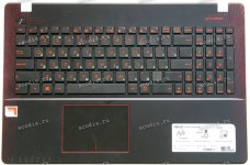 Keyboard Asus X550I чёрный матовый русифицированная (13NB0DBJAP0101, 13N1-0LA0301)+ Topcase