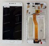 5.5 inch ASUS ZC554KL (ZenFone 4 Max) (LCD+тач) белый с рамкой 1280x720 LED  разбор / оригинал