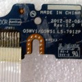 Power Button board & cable Acer Aspire E1-531, E1-571G, P5WE0, V3-551, V3-551G, V3-571, Packard Bell TE11 Q5WV1 (p/n NBX0000UR00, NBX000UR00, NBX0000UV00, Q5WV1/Q5WS1  LS-7912P)