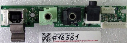 Earphone board Asus LCD Monitor MK241H (p/n 04G550289040)