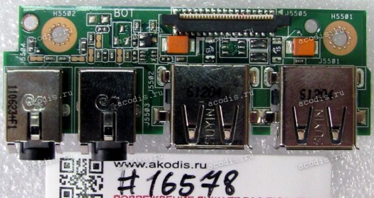 USB & Audio board Asus K43SJ, K43SM, K43SV (p/n: 90R-N3UIO1000U REV 3.0)