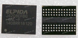 Микросхема ELPIDA ED J4208EFBG-GNL-F DDR3LRS 1600 512*8 1.35 FBGA78 (Asus p/n: 03006-00011700) NEW original
