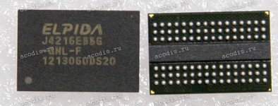 Микросхема ELPIDA ED J4216EBBG-GNL-F DDR3LRS 1600 256M*16 FBGA-96 (Asus p/n: 03006-00051300) NEW original
