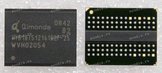 Микросхема Qimonda HYB18T512161B2F-25 DDR2 32M*16-2.5 1.8V P-TFBGA84 (Asus p/n: 03G15133F211) NEW original