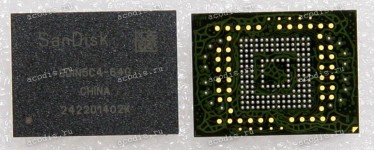 Микросхема SanDisk SDIN5C4-64G-L FLASH 12*16-TFBGA169 (Asus p/n: 03100-00131600) NEW original