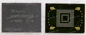 Микросхема SKHynix H26M52002EQR 16GB 64Gb MLCx2 NAND FLASH 11.5*13-TFBGA153 (Asus p/n: 03100-00010700)