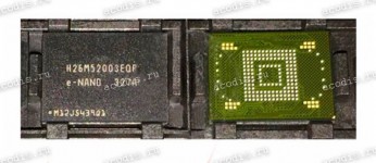 Микросхема SKHynix H26M52003EQR 16GB 64Gb MLCx2 NAND FLASH 12*16-TFBGA169 (Asus p/n: 03100-00010700) eMMC NEW original