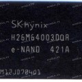 Микросхема SKHynix H26M64003DQR 32GB 64Gb MLCx4 NAND FLASH 12*16-TFBGA169 (Asus p/n: 03100-00025200) eMMC NAND Flash 32GB NEW original