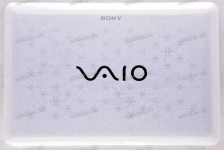 Верхняя крышка Sony VPC-W белая с рисунком (X25156701)