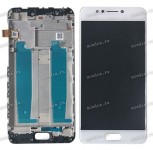5.2 inch ASUS ZC520KL (ZenFone 4 Max) (LCD+тач) белый с рамкой 1280x720 LED  разбор / оригинал