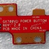 Power Button board Asus ROG GX700VO (p/n 90NB09F0-R10021 REV 2.0)