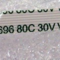 FFC шлейф 8 pin прямой, шаг 0.5 mm, длина 43 mm TouchPad Asus S451LA, S451LB, S451LN, K501UB, K501UQ, K501UW, K501UX (p/n 14010-00312200)