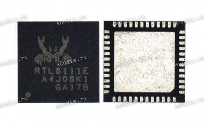 Микросхема RealTek RTL8111E, RTL8111EPH, RTL8111E-VL-CG QFN-48 (Asus p/n: 02G611231202) NEW original