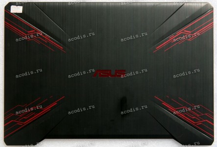 Верхняя крышка Asus FX504 чёрно-красный (47BKLLCJN80, 48BKLLBJN30)