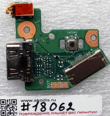 VGA & WOOFER board Asus U47VC (p/n: 90NB03Z0-R10020) REV2.0