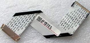 LCD LVDS FFC шлейф мониторный обратный 30 pin, шаг 1.0 mm, длина 185 mm Asus LCD Monitor VH222D-C, VH228D, VH228S (p/n: 14G14B101000), с замками с двух сторон