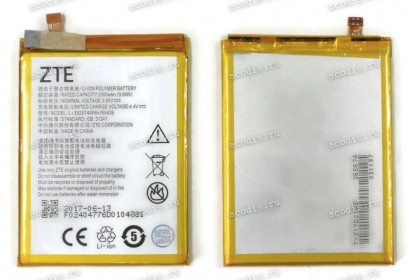 АКБ ZTE Blade V8 Lite (3,85v 2500mAh 9,6Wh) Li3925T44P6h765638, ориг