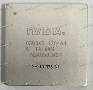 Микросхема nVidia GF110-375-A1 DT GeForce GTX 580 (Asus p/n: 02G190018700) NEW original datecode 1204A1