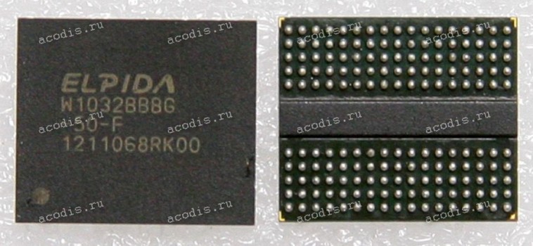 Микросхема ELPIDA ED W1032BBBG-50-F GDDR5 32M*32-0.8 1.5V FBGA170 (Asus p/n: 03G15164J313) NEW original