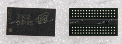 Микросхема Micron D9PRS MT41J128M16JT-107G:K DDR3 1800 128M*16 1.5V FBGA-96 (Asus p/n: 03006-00040500)