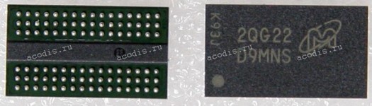 Микросхема Micron D9MNS MT41J64M16JT-107G:G DDR3 64M*16-1.1 1.5V FBGA-96 (Asus p/n: 03007-000100CV) NEW original