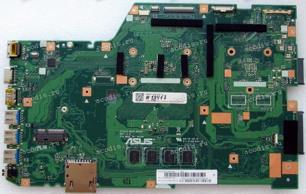 MB Asus X751LA MAIN_BD._4G/I7-4500U/AS  (90NB04P1-R00010, 60NB04P0-MB1040) X751LD REV. 2.0