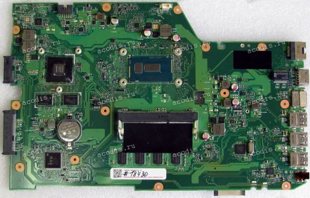 MB Asus X751LJ MAIN_BD._4G/I5-5200U (V2G)(WO/TP) (90NB08D0-R00020, 60NB08D0-MB1701) X751LD REV. 2.3, nVidia N16V-GM-B1