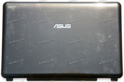 Верхняя крышка Asus K50C,  K50 глянец, тёмно-серый с орнаментом (13N0-EJA0702, 13GNVK1AP011)