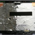 Верхняя крышка Asus K50IJ-1A чёрная глянцевая орнамент (13GNVK1AP011-B, 13N0-EJA0712)