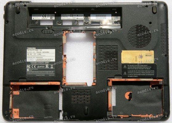 Поддон Toshiba Satellite A300-145, A300D-156 (TSA35BL5BA0IC00, TSA35BL5BA00400)