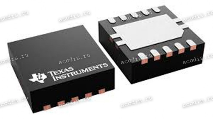 Микросхема Texas Instruments TPS54335A, TPS54335ADRCR, TPS54335ADRCT SON-10 VSON-10 DRC 4.5-V to 28-V Input, 3-A Output, Synchronous
Step-Down DC-DC Converter Микросхема Texas Instruments TPS54335A, TPS54335ADRCR, TPS54335ADRCT SON-10 VSON-10 DRC 4.5-V to 28-V Input, 3-A Output, Synchronous
Step-Down DC-DC Converter
