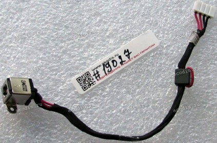 DC Jack Lenovo Ideapad Y500, Y510, Y510p (p/n DC30100KV0J) + cable 140 mm + 4 pin