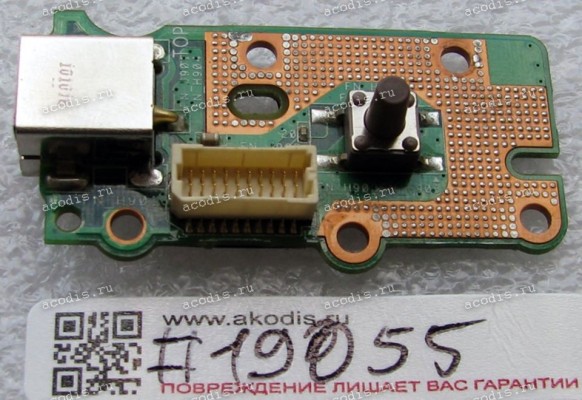 DC Jack board & Power Button Asus U53JC (p/n 90R-NZ5DC1000Y)