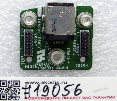 DC Jack board Asus G750JW, G750JX (p/n 90NB00M1-R10030)