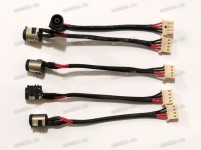 DC Jack Sony Fit E 14E, 15E, SVF142, SVF143, SVF144, SVF152, SVF152A29M, SVF153, SVF154 + cable 90 mm + 4 pin
