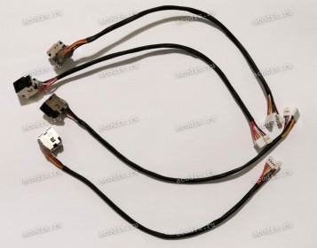 DC Jack HP Pavilion dv7-2000, dv7-2180us + cable 220 mm + 8 pin (Ф - стандартный 3-пин Dell/HP)