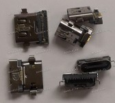Micro USB 3.1 Type С jack female (гнездо, мама) (USB-CM micro) USB-C 24 pin Lenovo ThinkPad L13, T480, T480S, T490, T495, X280, X390, X395, X1 Carbon Gen.6 - Ver. 1  !!!Сверяйте по фото!!!