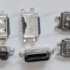 Micro USB 3.1 Type С jack female (гнездо, мама) (USB-CM micro) USB-C 24 pin SMD Digma TS8227PL SP14714 12 pin + (4+4корпус) pin ground (#19176) Power Socket Jack Connector