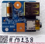 USB & Audio board Lenovo ThinkPad Edge E430, E530, E535 (p/n LS-8133P) REV:1.0
