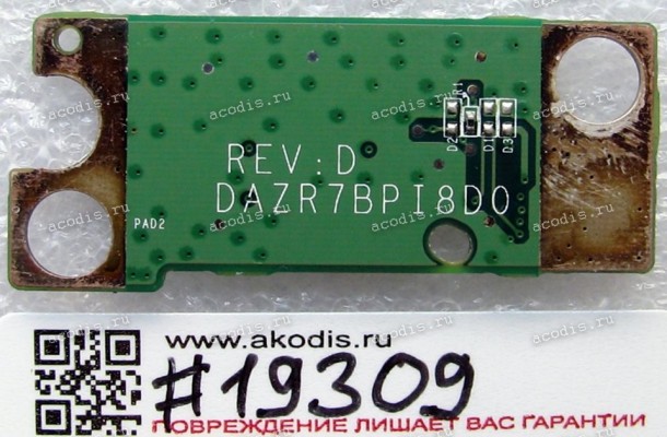 Switchboard Acer Aspire 5820 (p/n DAZR7BPI8D0, 3PZR7SB0000) REV D