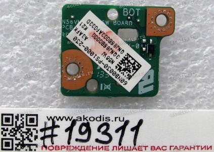 Power Button board Asus N56VB, N56VJ (p/n 90NB0030-R10030) Power Button board Asus N56VB, N56VJ (p/n 90NB0030-R10030)