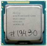 Процессор Socket LGA 1155 Intel Pentium G2030 (SR163) (2*3.0GHz, 2*256KiB, 3MiB, HD Graphics (6 EUs), GPU 650-1050 MHz, 22 nm, 55W) SR163 (P0), CM8063701450000, BX80637G2030, BXC80637G2030