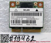 WLAN Half Mini PCI-E U.FL Atheros AR5B22 802.11 a/b/g/n BT4.0 Asus G750JH, G750JM, G750JS, G750JY, G750JZ, G751JM (p/n 0C011-00042200) Antenna connector U.FL