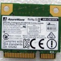 WLAN Half Mini PCI-E U.FL Azurewave AW-CB161H 802.11 a/b/g/n/ac BT4.0 (Asus p/n 0C011-00110800) Antenna connector U.FL