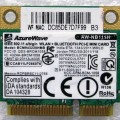 WLAN Half Mini PCI-E U.FL AzureWare AW-NB111H BCM943228HMB 802.11 a/b/g/n BT4.0 Asus U38DT, U38N (Asus p/n 0C011-00040800) Antenna connector U.FL