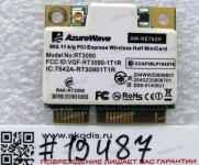WLAN Half Mini PCI-E U.FL AzureWare AW-NE762H RT3090 802.11 b/g BT4.0 Asus Netbook Eee PC 1015P, 900AX (Asus p/n 04G033098009) Antenna connector U.FL