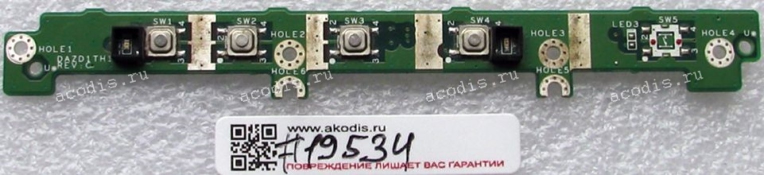 Switchboard Acer Aspire 5920 (p/n DAZD1TH16C0, 33ZD1LB0000-C3A) REV C