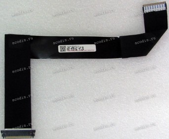 LCD LVDS FFC шлейф мониторный обратный 30 pin, шаг 1.0 mm, длина 400 mm, с замками с двух сторон