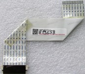 LCD LVDS FFC шлейф мониторный обратный 30 pin, шаг 1.0 mm, длина 180 mm BenQ LCD Monitor FP71G, E910, HP 1740, с замком с одной стороны